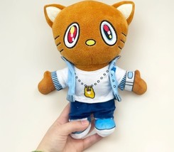 26cm Hello Kitty in Kanye West Blue Outfit Plush Doll Cute Stuffed Toy for Kids - £20.90 GBP