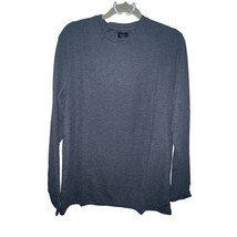 Level Ten Men&#39;s Small Knit Long Sleeve Crew Neck Pullover Shirt Gray Blu... - $203.01 MXN
