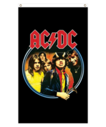 AC/DC Highway to Hell 5X3 Ft Vertical Fabric Poster Album Cover Flag Banner - $26.00
