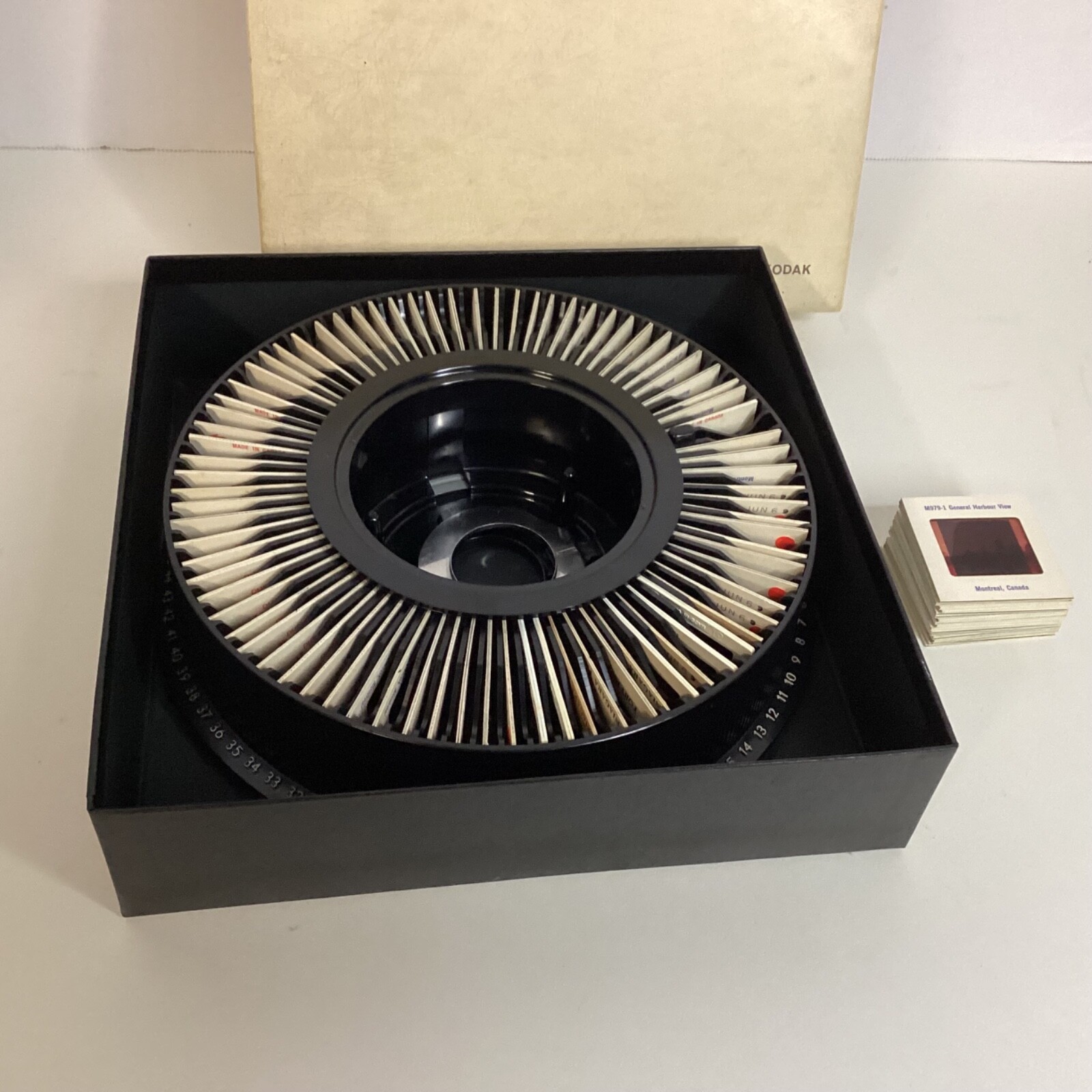Lot of 97 Slides and Tray from Canada - $42.67