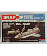 Vintage Monogram Space Shuttle Challenger &amp; Space Lab Model Kit #1014 Op... - $17.81