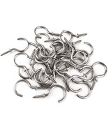 IDEALSV 60 Pcs (304) Stainless Steel Screw Ceiling Hooks 1 Inch Cup Hook - $410.80 MXN