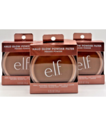 3x Elf E.l.f Halo Glow Powder Filter Tan Neutral Warm 0.35 Oz New &amp; Sealed - $39.97