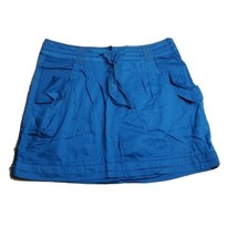 Old Navy NWT Women&#39;s Blue Skirt  ~ Sz 2 ~ Above Knee ~ 100% Cotton - £10.56 GBP