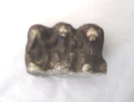  Miniature 1.5&quot; Three Wise Monkeys Hear See Speak No Evil Resin Figurines - £11.98 GBP