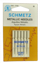 SCHMETZ Metallic Sewing Needles Size 80/12 1743 - $7.95