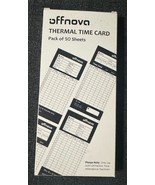 Thermal Time Cards Double-Sided Monthly Time Cards for IN/OUT Time Clock... - $17.75