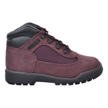 Timberland Field Lace-Up Boot Youth&#39;s/Jeunes Size 2 Colors Burgundy On Black - £55.45 GBP