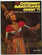 TWA 1971 Getaway Adventures Orient Tour Booklet Pacific Africa Round the... - $17.82