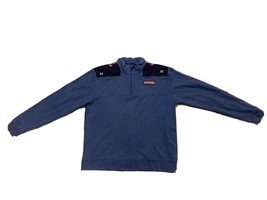 Vineyard Vines Kids XL 1/2 Zip Sweater Blue Embroidered EUC B1 - $13.36