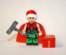 Jane Foster Thor Santa Christmas Building Minifigure Bricks US - £5.71 GBP