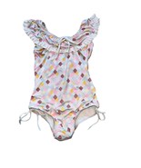 Well Dressed Wolf Mermaid Print Swimsuit Bathing Suit Sz 7 - €29,18 EUR