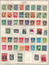 CHINA  Amazing List Very Fine Mint &amp; Used Stamps Hinged on list :2 sides. - $8.28