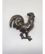 Vintage Sterling Silver 925 Mexico Rooster Pendant Brooch - $49.99