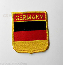 GERMAN GERMANY SHIELD EMBROIDERED PATCH 2 X 3 INCHES - $5.64