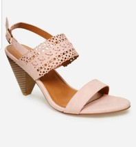 Ashley Stewart Sole Lift Conical Sandal Sz 10 Wide Light Pink - £16.70 GBP