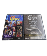 Chicago Live in Concert DVD Set Lot 2 Greek Theatre Earth Wind &amp; Fire So... - €25,48 EUR