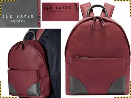 TED BAKER Men&#39;s Backpack 100% Eco-Leather Up to -80% TB07 T3G - £97.22 GBP