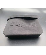 Skims Black Neoprene Small Fold Over Pouch Bag Makeup Purse Clutch Cosmetic - $9.99