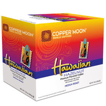 Copper Moon Hawaiian Hazelnut Coffee 20 to 144 Keurig K cups Pick Any Size  - £15.71 GBP+