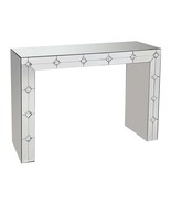 Hessa Console Table, Mirrored &amp; Faux Rhinestone - $11,099.74 MXN