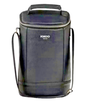 Igloo Luxe Black Beverage Tote Cooler Bag Insulated MaxCold Strap Travel... - $46.97