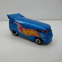Hot Wheels 30th Anniversary Blue VW Drag Bus Fresh Out Of Box Loose - £22.37 GBP