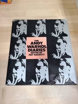 The Andy Warhol Diaries 1989 Hardcover HCDJ Pat Hackett Art Biography VTG Book - £9.52 GBP