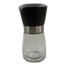 Tastefully Simple Spice Grinder New Plastic Top Glass Bottom Pepper Salt... - $18.69