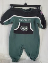 NFL New York Jets Football 12m Child One Piece Romper Snaps - £10.22 GBP