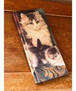 Yung Hsin Momma Kitty Cat w Two Kitten Small Tall Narrow Hardcover Addre... - £6.84 GBP
