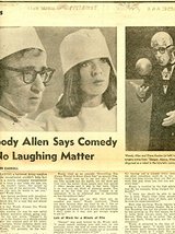 Woody Allen original 1pg clipping magazine photo #R6795 - £3.86 GBP