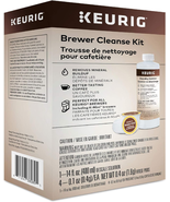 Keurig Brewer Cleanse Kit for Maintenance Includes Descaling Solution &amp; ... - £12.35 GBP