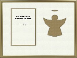 Christian Gold Religious Angel Photo Frame 8 X 10 Hold 4 X 6 Photo - £13.95 GBP