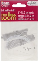 Deb Moffett-Halls Endless Loom Bands, 6 Inches Diameter, Pack of 12 Pieces, Cle - £6.29 GBP