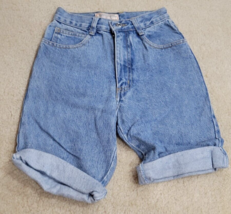 Vintage 90s GUESS JEANS Size 12Y Jean Shorts Blue Denim - $24.00