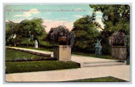 South Entrance Garfield Park Chicago Illinois IL 1911 DB Postcard P25 - £2.31 GBP