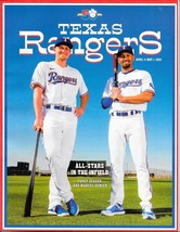 Texas Rangers Souvenir Magazine/Program (April 11-May 1, 2022) Seager, Semien - £14.15 GBP