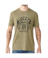 Lucky Brand Graphic T-Shirt Burnt Olive Men&#39;s Sz N-L NWT - $334.12 MXN