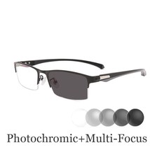 Gafas Lectura Multifocales Progresiva Presbicia Negocios Fotocromáticas Flexible - £14.37 GBP+
