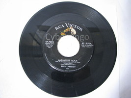 Jailhouse Rock Treat Me Nice Elvis Presley 45 rpm Record 1956 Vintage - £15.21 GBP