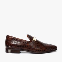 Vinci The King Tan Bit Dress Loafer Men Shoe image 5
