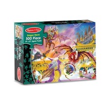 Melissa & Doug 500 Piece Dragon Storm Puzzle Nib - $16.69