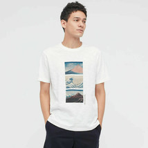 Hokusai Fujiyama UT Uniqlo Short Sleeve Graphic T-Shirt XS Japanese Trad... - $35.60