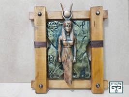 Rare and distinguished. A mural painting of the goddess Hathor. Hathor. ... - £148.30 GBP