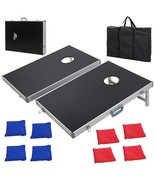 Aluminum Portable Cornhole Bean Bag Toss Game Set Frame Design W/ Carryi... - $109.99