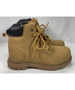 Size 2 Boy&#39;s Wheat Brown Hiking / Work / Construction Boots Wonder nation - $14.84