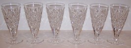 STUNNING SET OF 6 WEBB ENGLISH CRYSTAL HIGHLY CUT 4 1/2&quot; CORDIAL/LIQUEUR... - £68.68 GBP