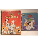 Disney Lot Of 2 Golden Books 101 Dalmatians - $6.92