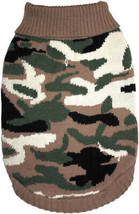 Camouflage Dog Sweater: Stylish Acrylic Knit for Active Canines - £11.79 GBP+